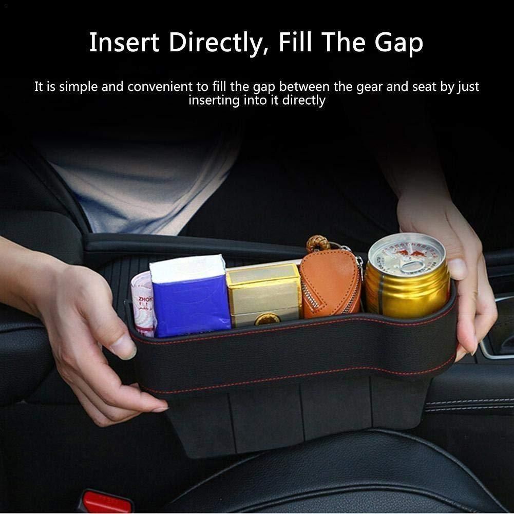 Stylish Car Pockets: PU Leather Console Organizers