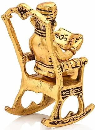 Ganesha's Divine Wisdom: Rocking Chair Ramayana Showpiece