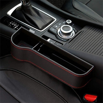 Stylish Car Pockets: PU Leather Console Organizers