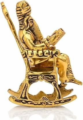 Ganesha's Divine Wisdom: Rocking Chair Ramayana Showpiece